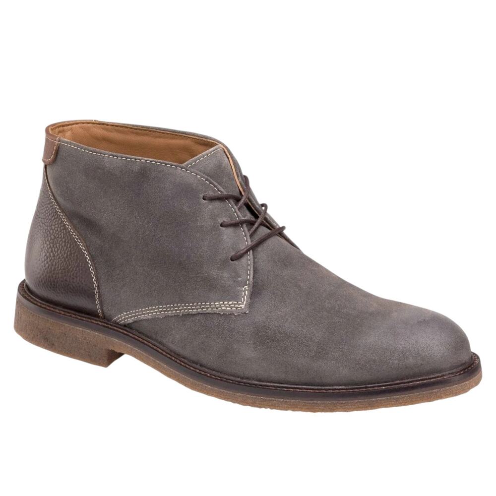 JOHNSTON & MURPHY Copeland Suede & Leather Chukka Boots Size 11.5M